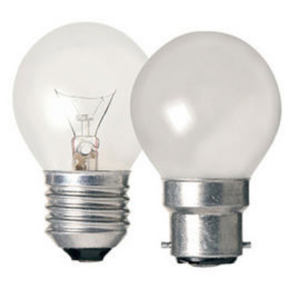 Picture of Incandescent Fancy Round Globes 25W, 40W Clear, Frosted (10 Pack)