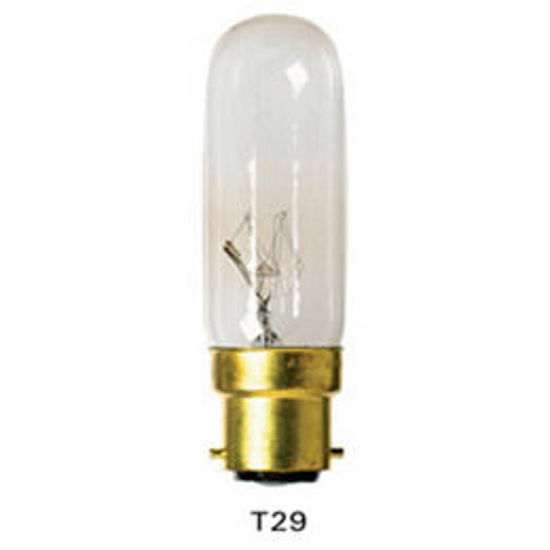 Picture of T29 Tubular Shaped Incandescent Lamps (10 Pack)