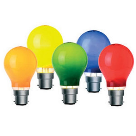 Picture of Coloured 40V Mains Voltage GLS Lamps – Twin Pack