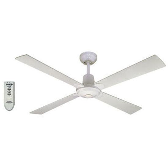 Picture of Martec Four Seasons Alpha 4 Blade Ceiling Fan with Remote Control White