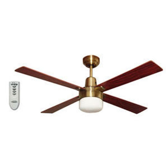 Picture of Martec Four Seasons Series Alpha Ceiling Fan & Clipper Light with Remote Control