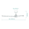 Picture of Martec Cordoba 1320mm (52") Smart DC Ceiling Fan with WiFi Control & Dimmable CCT LED Light