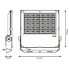 Picture of LEDVANCE Maxpro Floodlight 300W-200W-150W 5000K