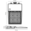 Picture of LEDVANCE AREASTER 300W Multi-Watt Flood Light: 45,000lm, IP66, 5000K