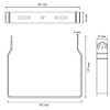 Picture of LEDVANCE AREASTER U-Bracket (Yoke/Trunnion) Mounting Kit for 100W-300W LED Area Lights