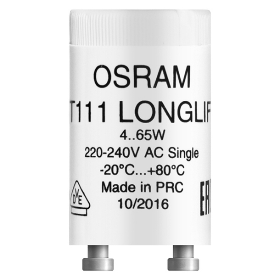 Picture of LEDVANCE ST 111 Longlife Starters For Single Operation At 230V Ac (Sold as 25)