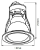 Picture of Martec Uno Single Heat Lamp Bathroom Heater (275W) with Slimline Profile & IPX4 Rating