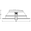 Picture of LEDVANCE ULTRA Commercial Downlight 15/18W 135MM TRI DALI White (Sold as 2)