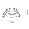 Picture of Martec Arte 10W LED CCT Downlight (Sold as 5)