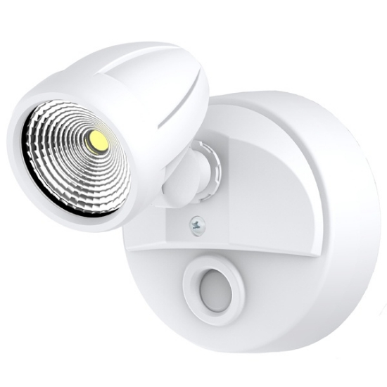 Picture of Martec Bandit 12W LED Outdoor Flood Light CCT IP54 Single Spot without Sensor Matt White Colour (Sold as 4)
