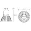 Picture of Martec Boss 6W GU10 Energy Efficient Warm White LED Globe (Sold as 10)