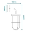 Picture of Martec Bronte 60W E27 Exterior IP65 Wall Light Rustic Colour (Sold as 4)