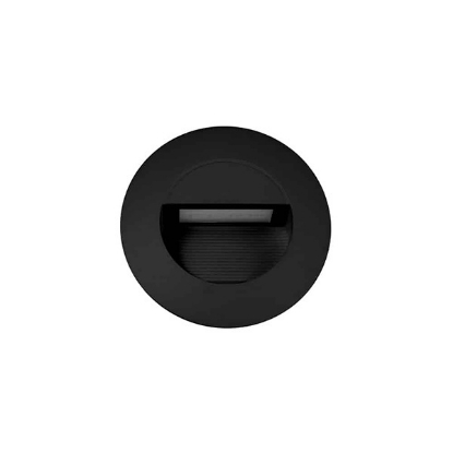 Picture of Martec Circa 3W Recessed IP54 LED Wall Light Matt Black (Sold as 6)