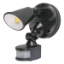 Picture of Defender 10W Single Spot Tricolour LED Security Light with Sensor Matt Black Finish (Sold as 4)