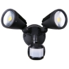 Picture of Martec Fortress II 2x 15W Double Spot Tricolour LED Security Light Matt Black Finish (Sold as 3)