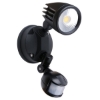 Picture of Martec Fortress II 15W Tricolour LED Security Light with PIR Sensor Matt Black Finish (Sold as 4)