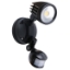 Picture of Martec Fortress II 15W Tricolour LED Security Light with PIR Sensor Matt Black Finish (Sold as 4)