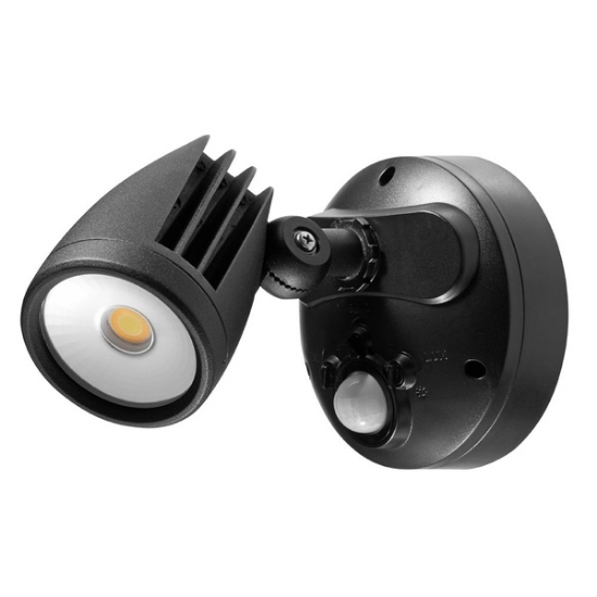 Picture of Martec Fortress Pro 18W CCT LED Security Flood Light with PIR Sensor Matt Black Finish (Sold as 4)