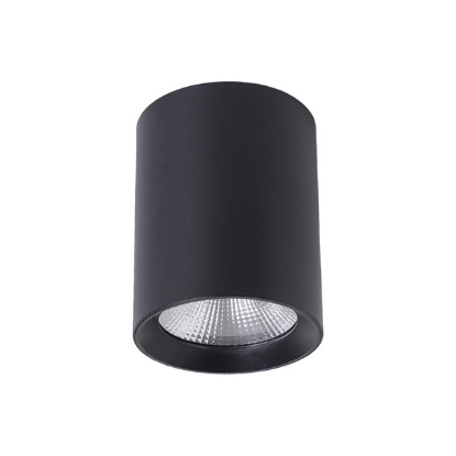Picture of Martec Paco 10W 100mm Dia LED Downlight CCT Surface Mount Matt Black Finish (Sold as 2)