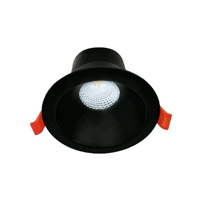 Picture of Martec Rex 9W Tricolour LED Downlight Matt Black Finish (Sold as 10)