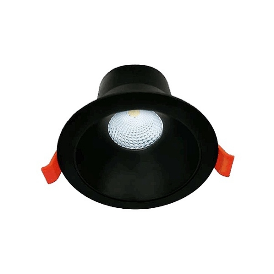 Picture of Martec Rex 9W Tricolour LED Downlight Matt Black Finish (Sold as 10)