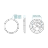 Picture of Martec Spectra LED Tricolour 18W 300mm Dimmable Ceiling Light (Sold as 2)