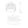 Picture of Vibe Lighting 100W/70W/50W IP65 LED Flood Light Black Colour